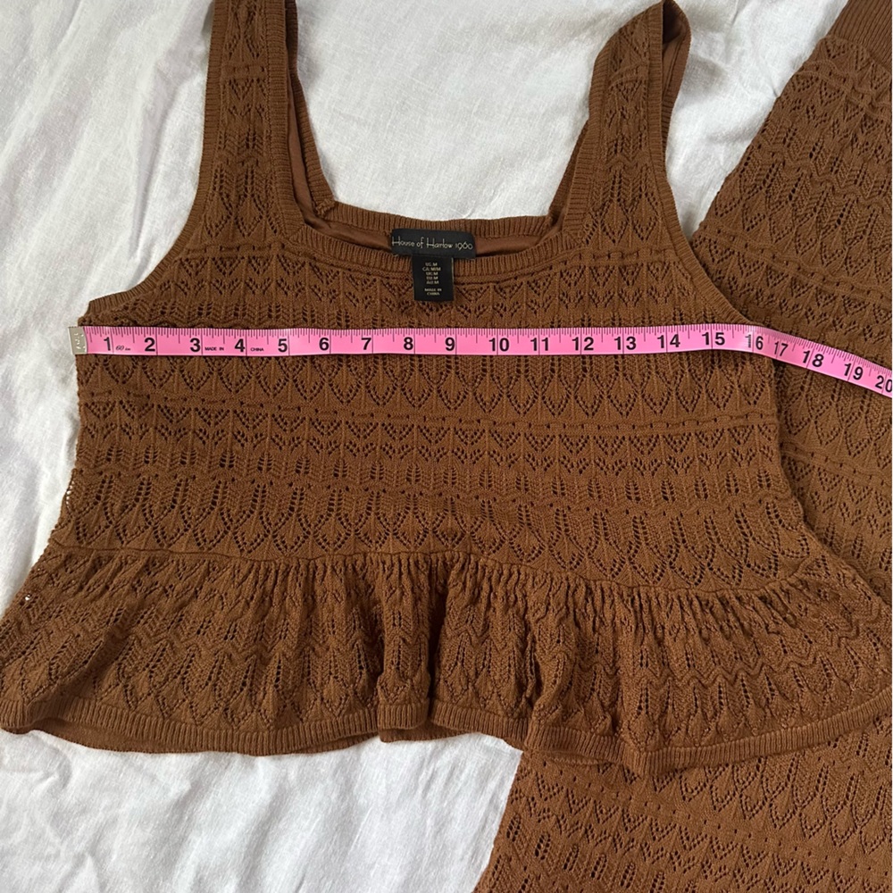 House of Harlow 1960 Brown Midi Skirt - Picture 11 of 13